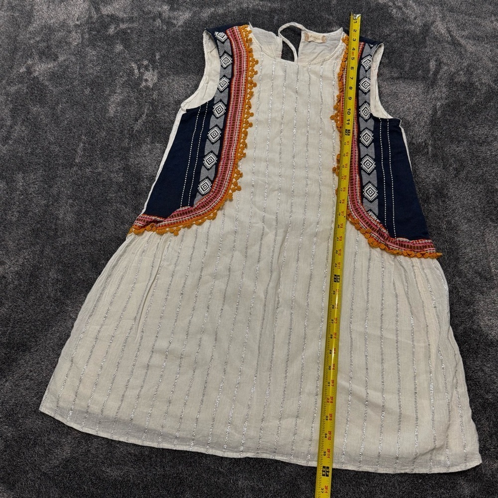 Altar’d State Small Boho Aztec Tribal Abara Sleeveless Embroidered Dress Size M - Picture 11 of 11